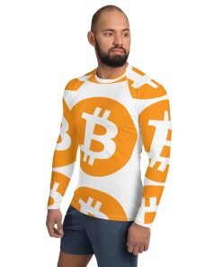 BITCOIN - Men's Rash Guard - Image 4
