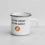 FIX THE MONEY FIX THE WORLD - Enamel Mug
