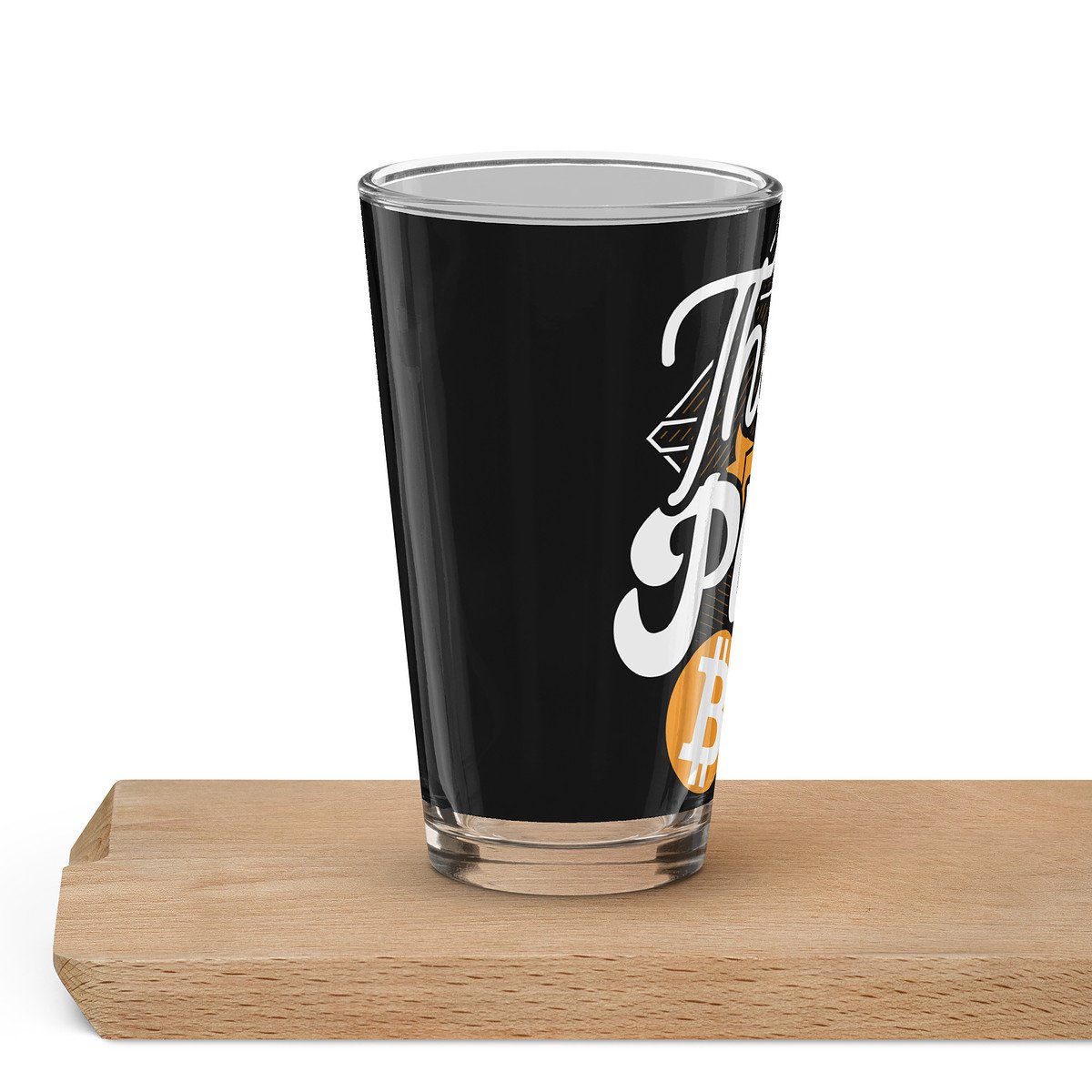 Plan B - Shaker Pint Glass - bitcoin-wear.com Plan B - Shaker Pint Glass - Image 4