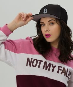 Alternative view of BITCOIN ICON GREY - Snapback Hat