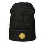BITCOIN - Embroidery Waffle Beanie