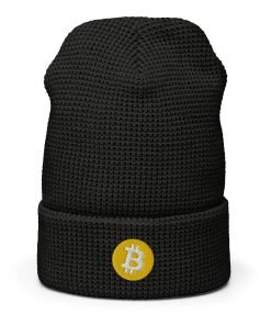 BITCOIN - Embroidery Waffle Beanie