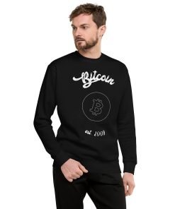 BITCOIN EST.2009 - Premium Sweatshirt - Image 4