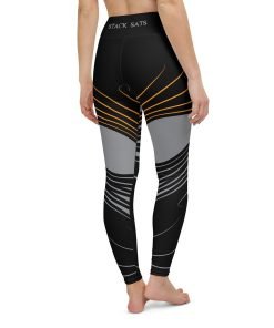 RELAX AND STACK SATS - Yoga Leggings Black - Image 8