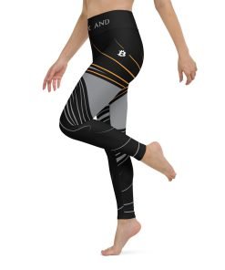 RELAX AND STACK SATS - Yoga Leggings Black - Image 4