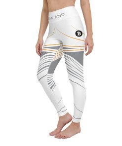 RELAX AND STACK SATS - Yoga Leggings White - Image 5