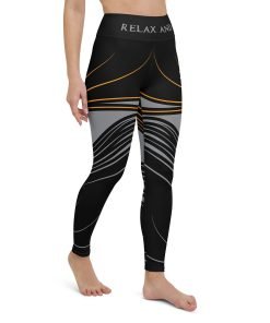 RELAX AND STACK SATS - Yoga Leggings Black - Image 7