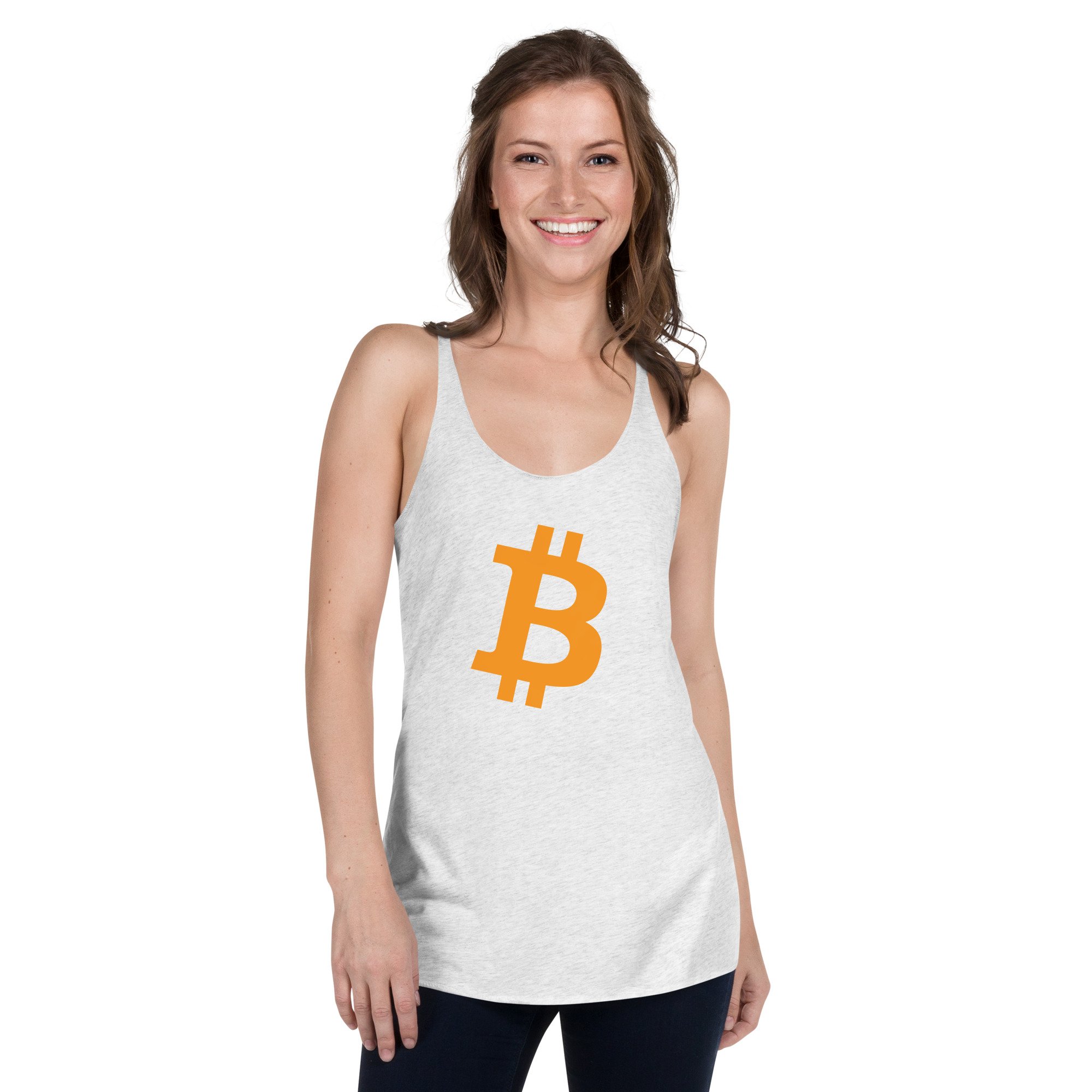 BITCOIN Orange - Racerback Tank - bitcoin-wear.com BITCOIN Orange - Racerback Tank - Image 11