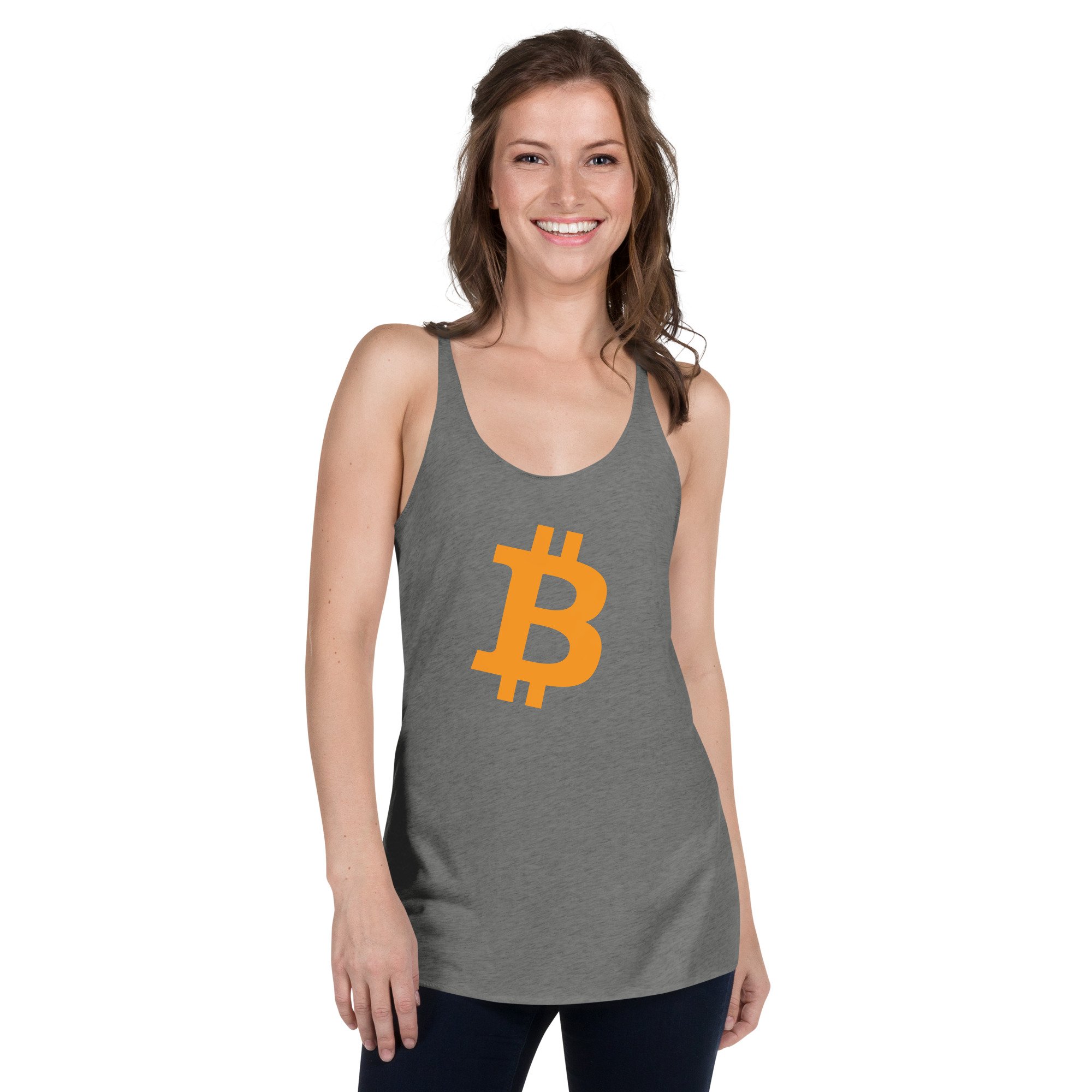 BITCOIN Orange - Racerback Tank - bitcoin-wear.com BITCOIN Orange - Racerback Tank - Image 9