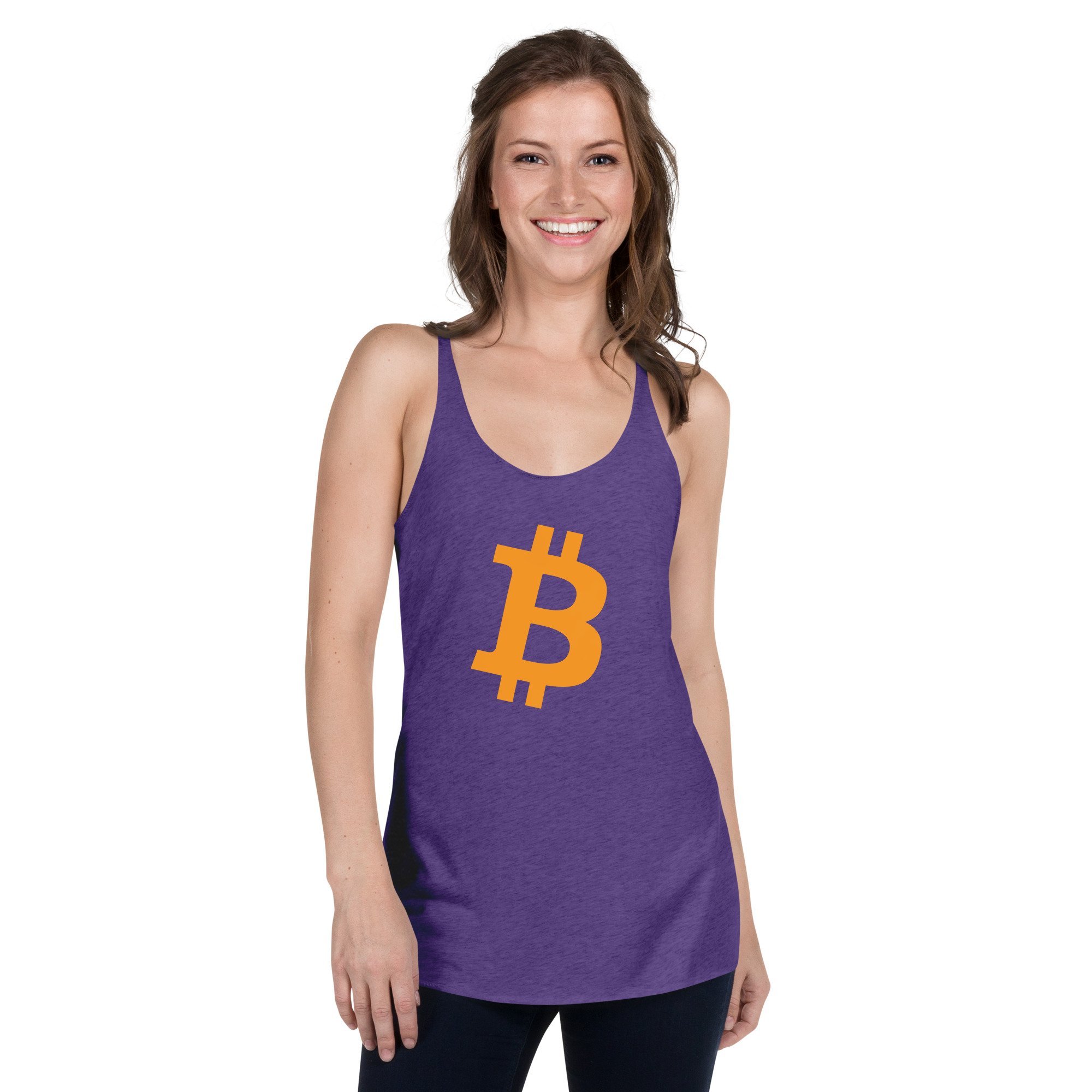 BITCOIN Orange - Racerback Tank - bitcoin-wear.com BITCOIN Orange - Racerback Tank - Image 6