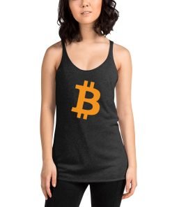 BITCOIN Orange - Racerback Tank - bitcoin-wear.com BITCOIN Orange - Racerback Tank - Image 2