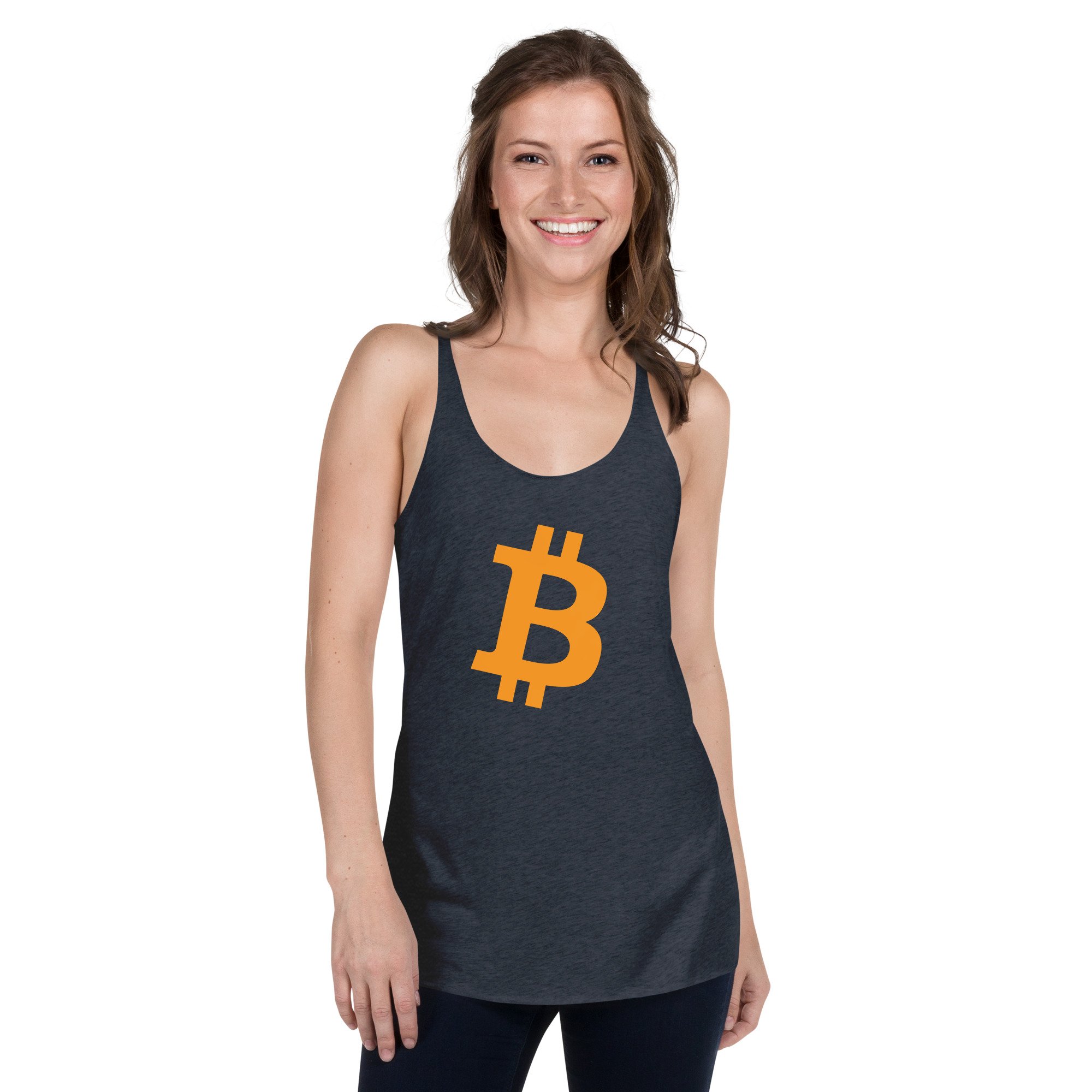 BITCOIN Orange - Racerback Tank - bitcoin-wear.com BITCOIN Orange - Racerback Tank - Image 5