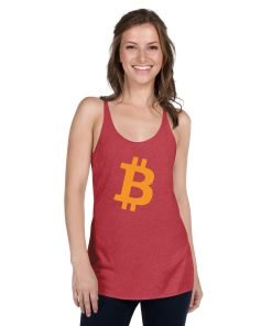 BITCOIN Orange - Racerback Tank - bitcoin-wear.com BITCOIN Orange - Racerback Tank - Image 7