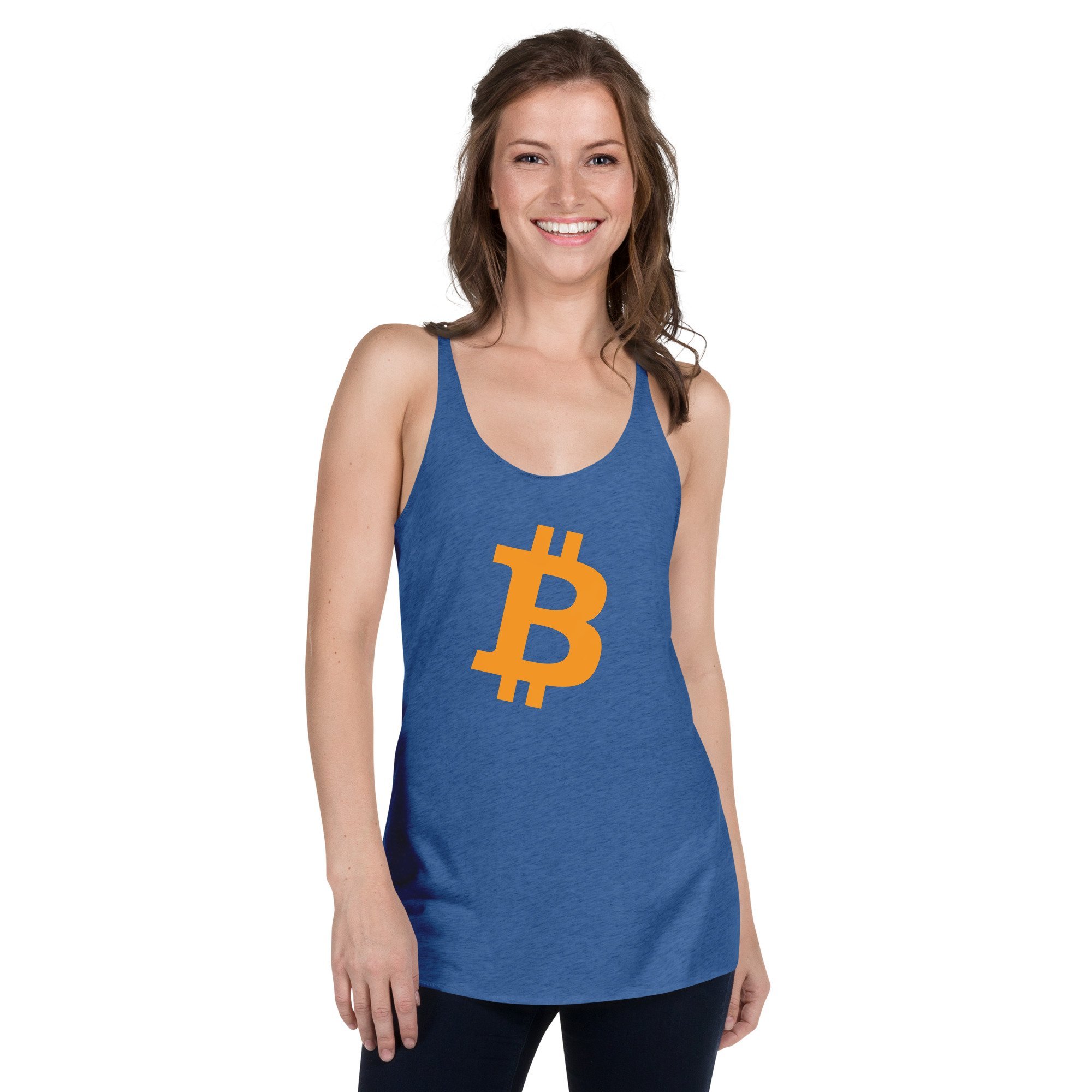 BITCOIN Orange - Racerback Tank - bitcoin-wear.com BITCOIN Orange - Racerback Tank - Image 8