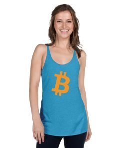 BITCOIN Orange - Racerback Tank - bitcoin-wear.com BITCOIN Orange - Racerback Tank - Image 10