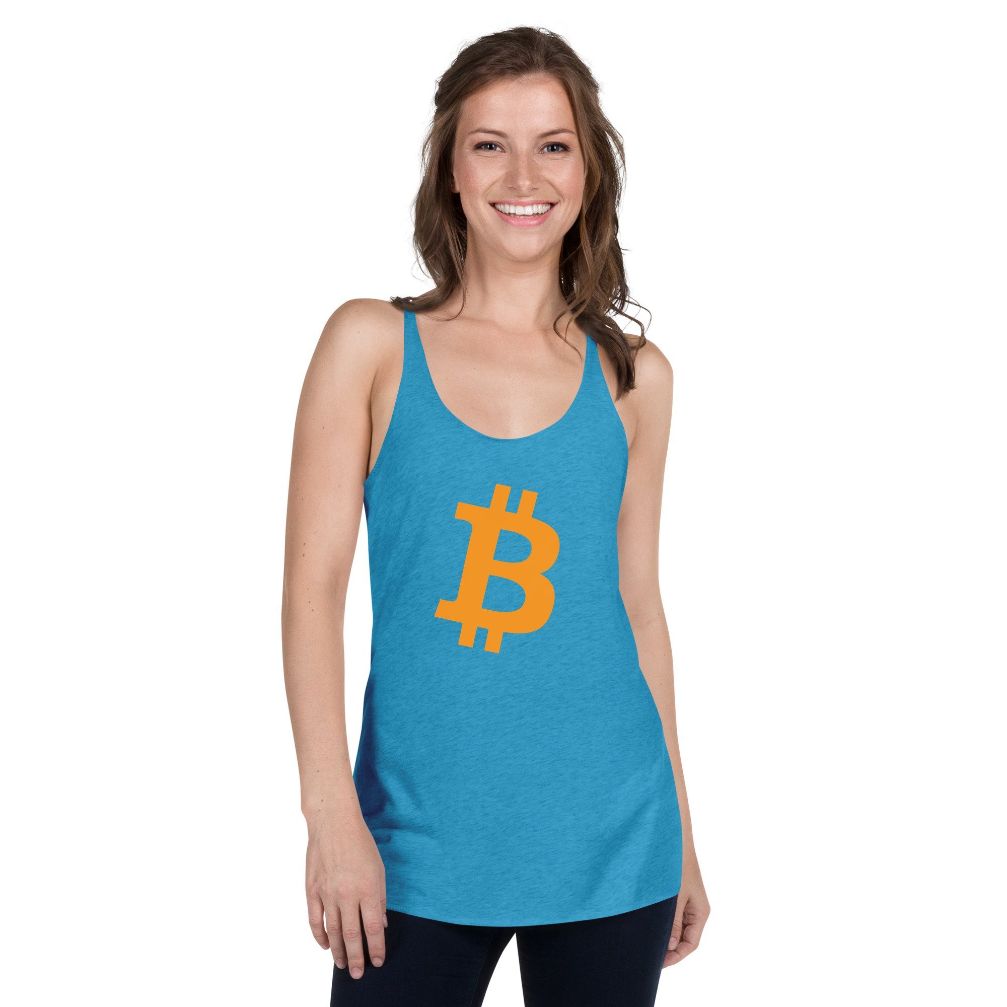 BITCOIN Orange - Racerback Tank - bitcoin-wear.com BITCOIN Orange - Racerback Tank - Image 10
