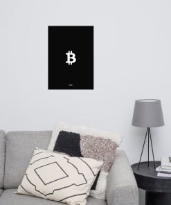 BITCOIN Poster Black & White - Image 4