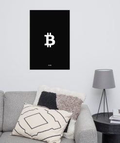 BITCOIN Poster Black & White - Image 5