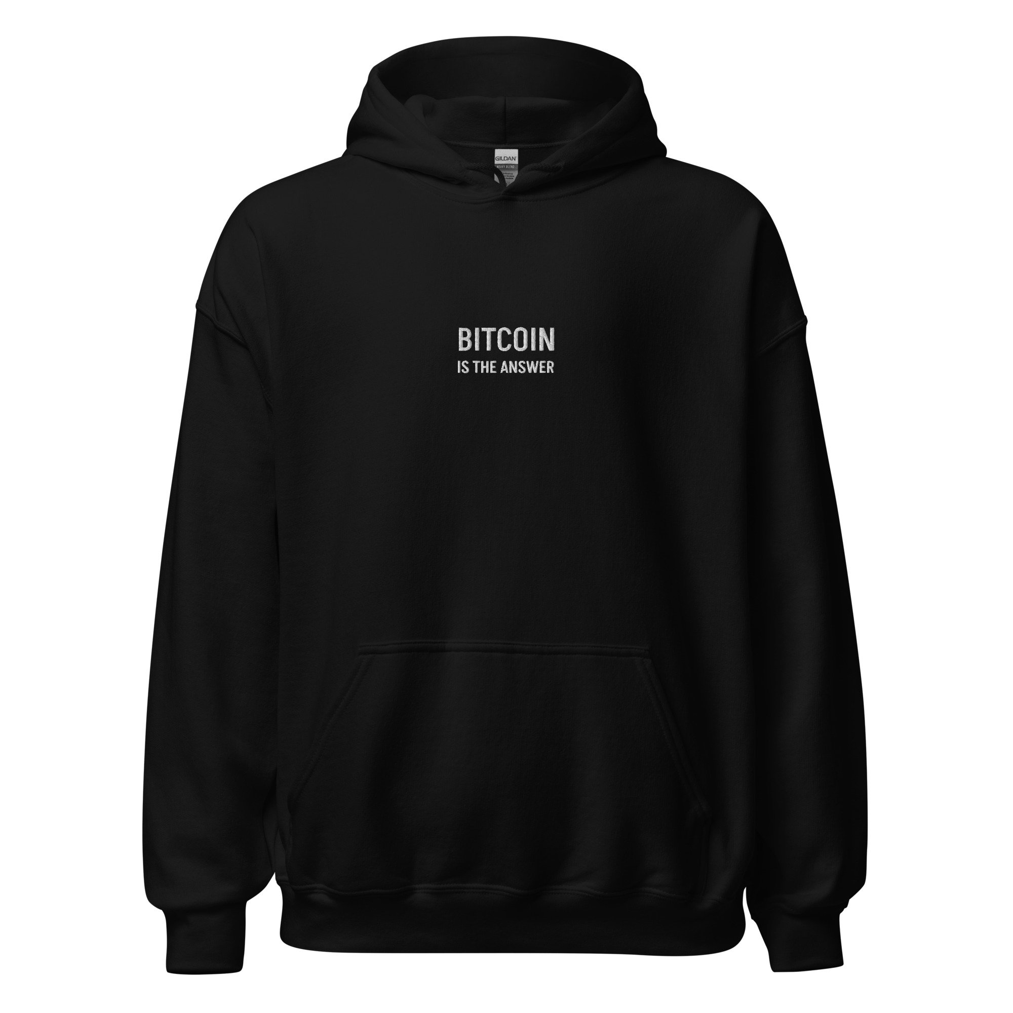 BITCOIN IS THE ANSWER - Hoodie - bitcoin-wear.com BITCOIN IS THE ANSWER - Hoodie