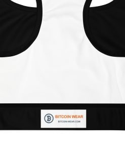 BITCOIN - Padded Sports Bra - Black