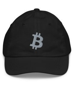 BITCOIN - Youth Baseball Cap - Grey