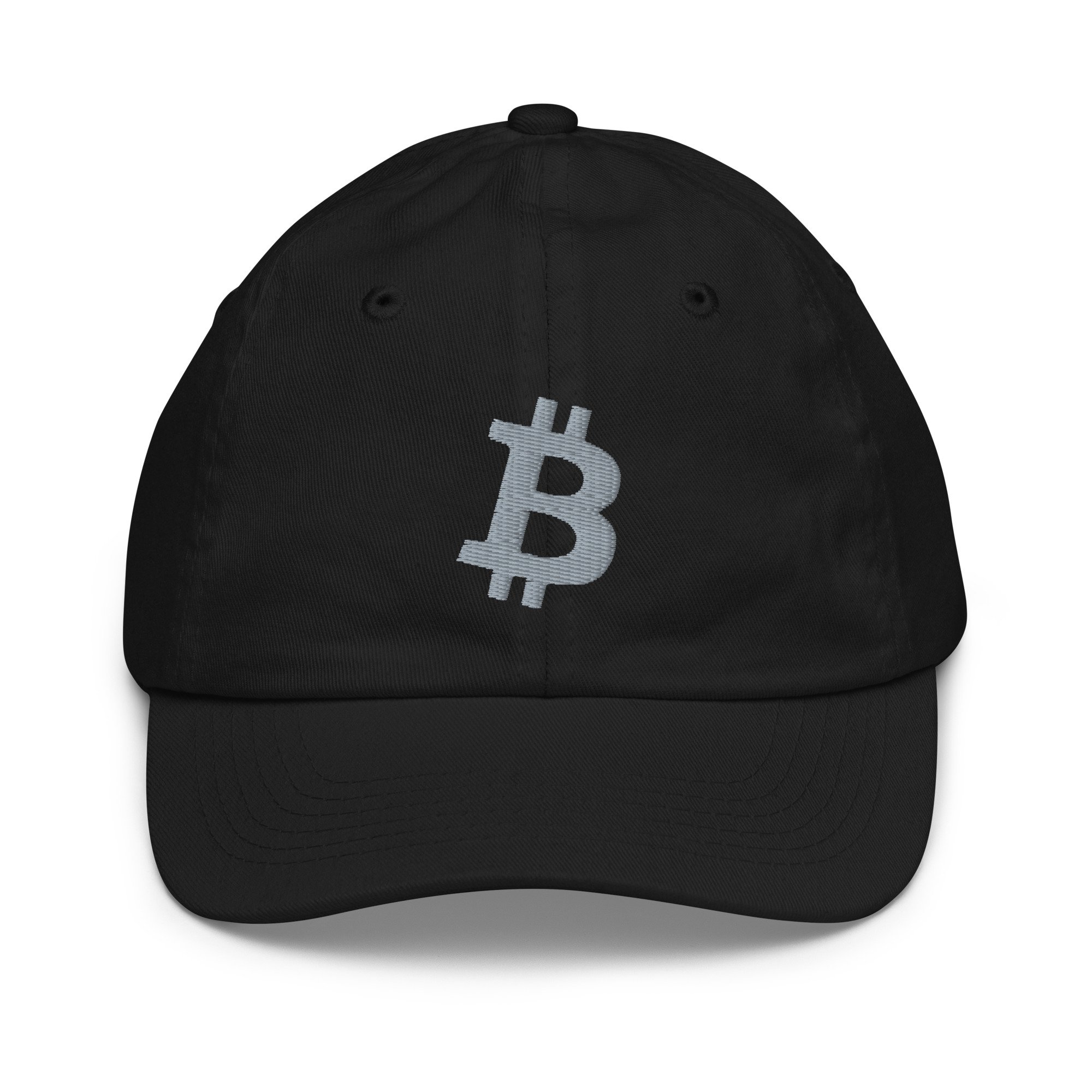 BITCOIN - Youth Baseball Cap - Grey - bitcoin-wear.com BITCOIN - Youth Baseball Cap - Grey