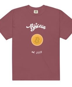 BITCOIN EST. 2009 - Heavyweight T-Shirt