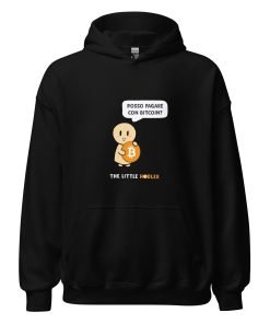 Posso pagare con Bitcoin - TLH - Buio - Felpa con cappuccio unisex