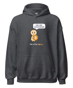 Can I Pay With Bitcoin - TLH - Dark - Unisex Hoodie - Image 8