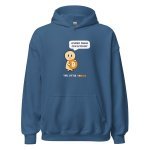 Puedo pagar con Bitcoin - TLH - Oscuro -Sudadera con capucha unisex