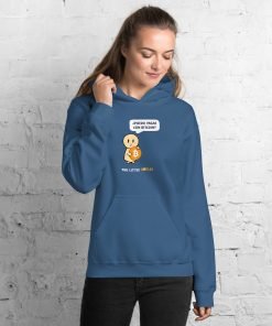 Alternative view of Puedo pagar con Bitcoin - TLH - Oscuro -Sudadera con capucha unisex