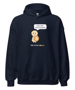 Can I Pay With Bitcoin - TLH - Dark - Unisex Hoodie - Image 4