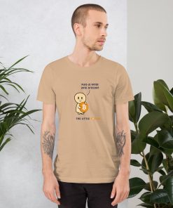 Alternative view of Puis-je payer avec Bitcoin - TLH - Brillant - T-shirt unisexe