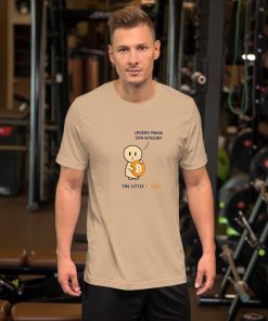 Alternative view of Puedo pagar con Bitcoin - TLH - Brillante - Camiseta unisex