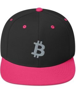 BITCOIN ICON Grey - Classic Snapback Hat - bitcoin-wear.com BITCOIN ICON Grey - Classic Snapback Hat - Image 8