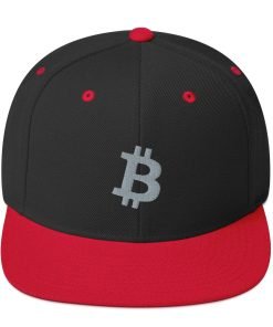 BITCOIN ICON Grey - Classic Snapback Hat - bitcoin-wear.com BITCOIN ICON Grey - Classic Snapback Hat - Image 7