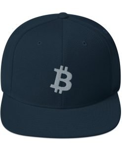 BITCOIN ICON Grey - Classic Snapback Hat