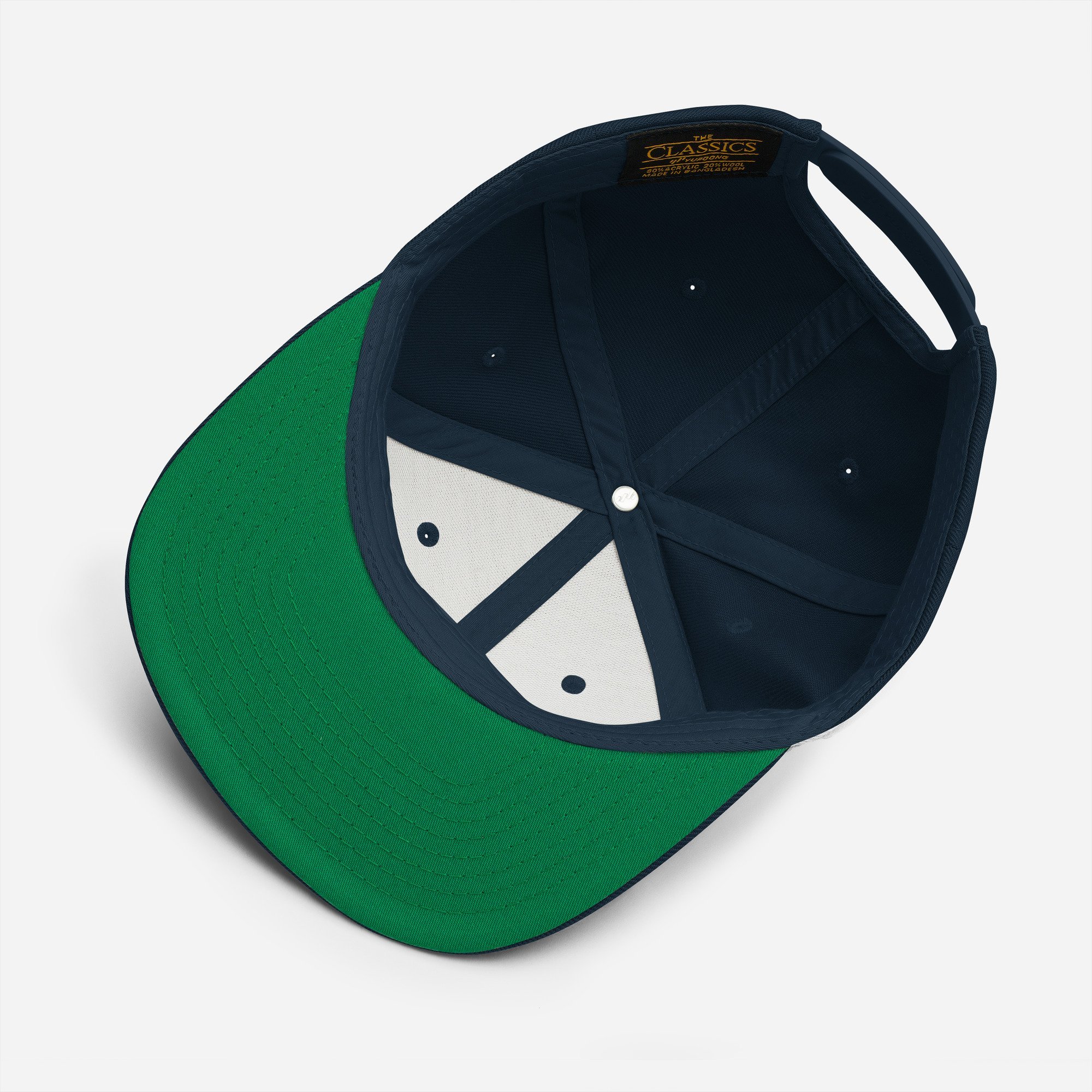 BITCOIN ICON Grey - Classic Snapback Hat - bitcoin-wear.com BITCOIN ICON Grey - Classic Snapback Hat - Image 3