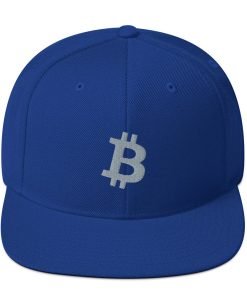 BITCOIN ICON Grey - Classic Snapback Hat - bitcoin-wear.com BITCOIN ICON Grey - Classic Snapback Hat - Image 12