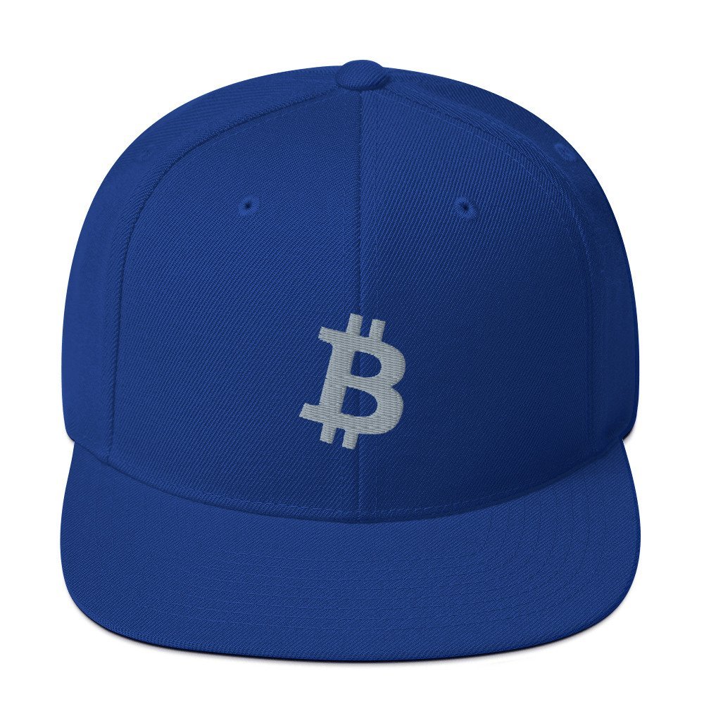 BITCOIN ICON Grey - Classic Snapback Hat - bitcoin-wear.com BITCOIN ICON Grey - Classic Snapback Hat - Image 12