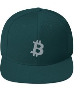 BITCOIN ICON Grey - Classic Snapback Hat - bitcoin-wear.com BITCOIN ICON Grey - Classic Snapback Hat - Image 15
