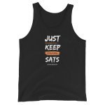 KEEP STACKING SATS - Tank Top - bitcoin-wear.com KEEP STACKING SATS - Tank Top