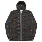 BITCOIN Windbreaker Black Orange