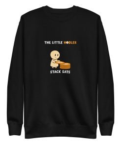 Stack Sats - The Little HODLer Premium Black Sweatshirt