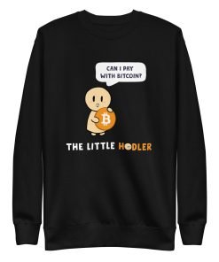 Can i Pay With Bitcoin – TLH – Black – Premium Sweatshirt