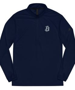 adidas Bitcoin – Grey – Quarter Zip Pullover - bitcoin-wear.com adidas Bitcoin – Grey – Quarter Zip Pullover - Image 5
