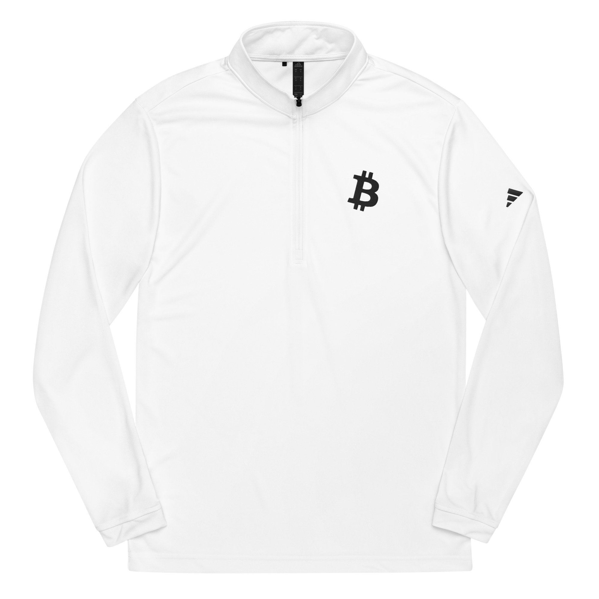 adidas Bitcoin - Black - Quarter Zip Pullover - bitcoin-wear.com adidas Bitcoin - Black - Quarter Zip Pullover - Image 7