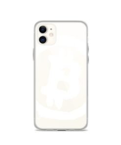 Grunge Bitcoin Clear Case for iPhone® - White - Image 6