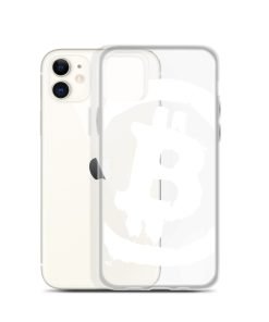 Grunge Bitcoin Clear Case for iPhone® - White - Image 7