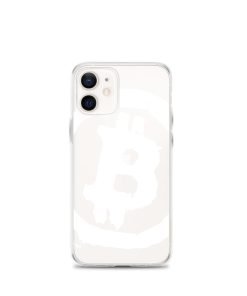 Grunge Bitcoin Clear Case for iPhone® - White - Image 8